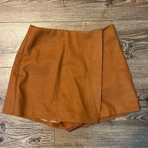Rust Wool Skort EUC